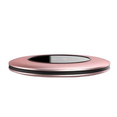 China Good Quality Suitable Cell Phone Price 10W/7.5w Qi Mobile Magnetic Portable Fast Metal Wireless Charging Pad for sale