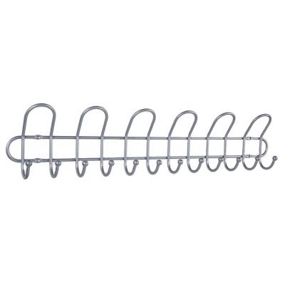 China Wall Mount Rack Hat Clothes Hook Clothes Hook Wire Chrome Surface Robe Coat Hanger Viable Organizer Hook for sale