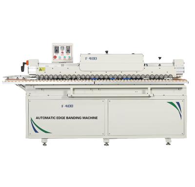 China Garment Shops Sino Stahl F400 Fully Automatic Corner Rounding Edger PVC MDF Furniture Pallet Woodworking Edger Machine for sale