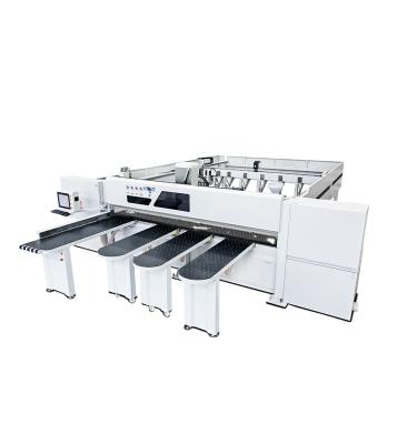 China FURNITURE SINO STAHL FACTORY double push hand computer strip board saw automatic wood cutting machine furniture making machinery table for sale