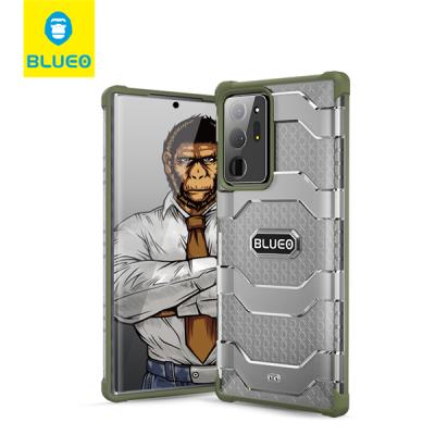 China Anti-drop BLUEO shockproof PC tpu solf mobile cases for samsung phone covers shockproof case for samsung galaxy note 20 ultra s20 s21 plus for sale