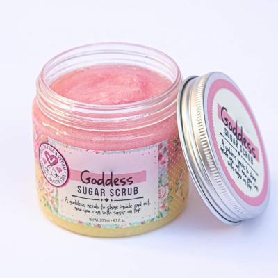 China Exfoliator OEM Wholesale Custom Pack Natural Rainbow Sugar Scrub Organic Deep Cleansing Facial Body Scrub for sale