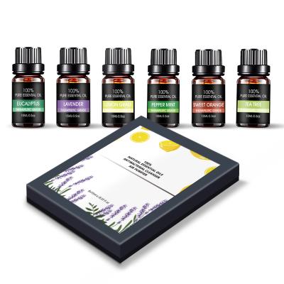 China Natural Skin Revitalizer Lavender, Peppermint, Lemongrass, Tea Tree Eucalyptus, Orange OEM Essential Oils 10ml for sale