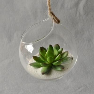 China Handblown Wholesale Home Glass Globe Minimalist Home Decoration Hanging Mini Greenhouses for sale