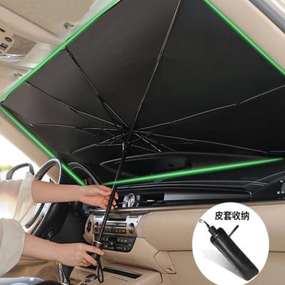 China Car UV Lowering Interior Temperatures Printing Car Sunshade Truck SUV-Blocks UV Rays Folding Protector Customized Front Windshield Sun Shade Foldable Car Sun Shade for sale