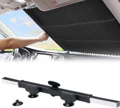 China Car UV Lowering Interior Temperatures Easy Use Car SUV Truck Front Windshield With Suction Cups Heat Insulated UV Reflector Sun Shade Easy To Install Sunshade For Car for sale