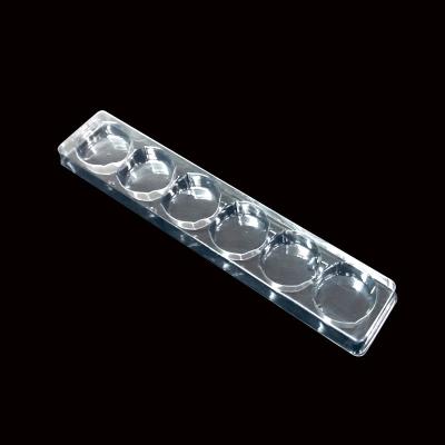 China SH-0235 Customized Disposable Turnover Plastic Tray for Toothpaste Soft Tube Packaging for sale