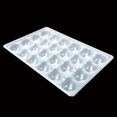 China OEM ODM Natural White PP Blister Tray for Octopus Balls Meatballs Thickness 0.2-2.0mm for sale