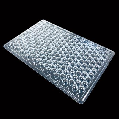 Chine Classe 100 Plateau à ampoules en PET transparent Plateau moulé pour lentilles de contact et pièces optiques à vendre