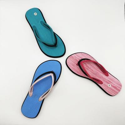 China Wholesale Women's Anti Slip Comfortable Beach Slippers Customizable Logo EVA Slippers Cushioning for sale