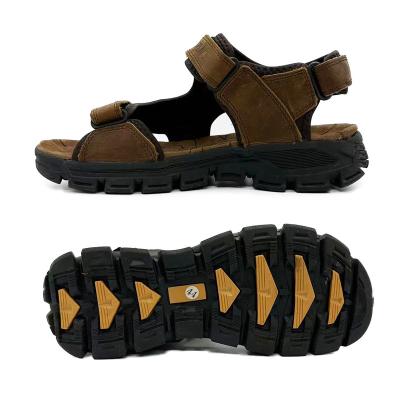 China Wholesale Lightweight Men's Outdoor Sandals Whip Non-slip Summer Men's Beach Sandals Double Strap Sandals for sale