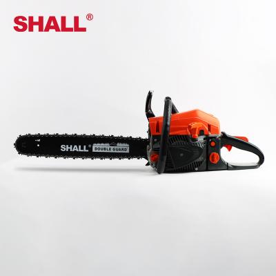 China 2-Stroke Gas 52CC Power Chainsaw 20 Inch Guide Panel Gasoline Handheld Chainsaws 2-Cycle CSaws For Trees Garden Tools for sale