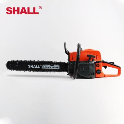 China 2-Stroke 58cc Full Gas 2-Cycle Crank Chainsaw 20-Inch Gas Engine Handheld Anti-Vibration System For Cutting Wood for sale