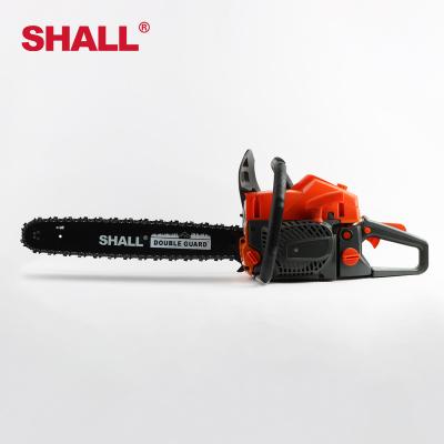 China 20 Inch Power Gasoline Chainsaw 2-Stroke Chainsaws Garden Tool 45cc 1.7KW Petrol Chainsaws For Cutting Wood for sale