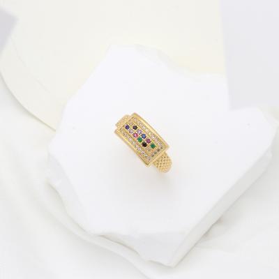 China Square white cube jewelry fashion jewelry GARAANTIIE new diamond classic ring as a gift for sale