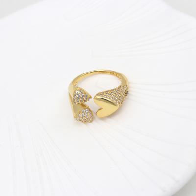 China Fashion Jewelry GARAANTIIE New Fashion Love Opening Hot Ring 18K Gold Plated Ring for sale