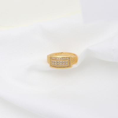 China Square white cube jewelry fashion jewelry GARAANTIIE new diamond classic ring as a gift for sale