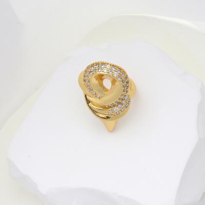 China New Ice Cream Fashion Jewelry GARAANTIIE Special White Diamond Ring Women's 18K Gold Plated Anniversary Gift for sale