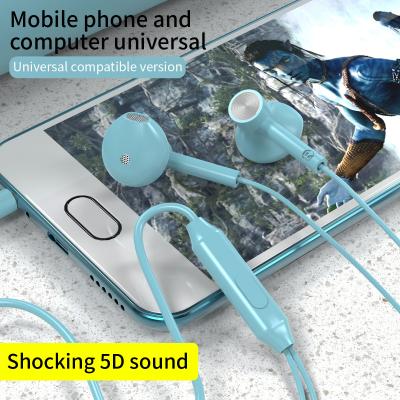 China With Microphone In Ear High Audio Quality 3.5mm Heavy Bass Wired Earphone With Microphone Quality Earphone Original HIFI Volume Control for sale