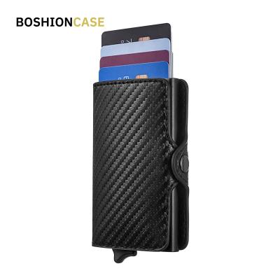 China Pop Up Fashion Men's Bifold Wallet Rfid Blocking Card Holder Wallets Custom Logo Leather Wallet for sale