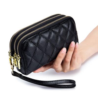 China First Layer Whip Hot Sales Ladies Genuine Leather Classic Women Wallet High Quality Small Wallet For Woman for sale