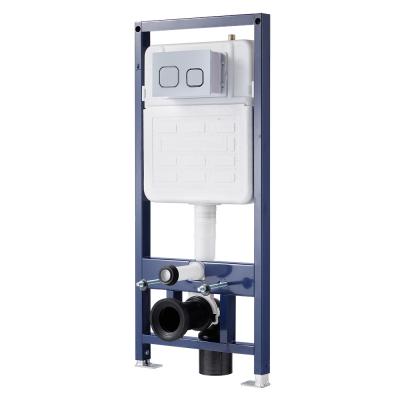 China Space Saving In Wall Cistern Toilet With Siphon Jet Flush System Te koop