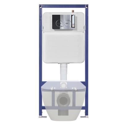 China Standard Low Level Concealed Cistern Rectangular Shape Bottom Inlet Water Supply en venta