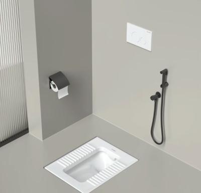 China Flush Plate Not Included In Wall Concealed Push Button Horizontal Outlet Rectangular Modern Cistern Te koop