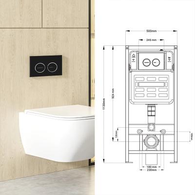 China 0.1-1.6MPa Pressure Wall Mounted Inbuilt Flush Tank / Built In Wc Cistern Stainless Steel Flush Pipe zu verkaufen