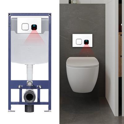 中国 TUSSON Concealed Cistern Toilet WC Wall Hang Toilet Compact Efficient Design For UK Homes 販売のため