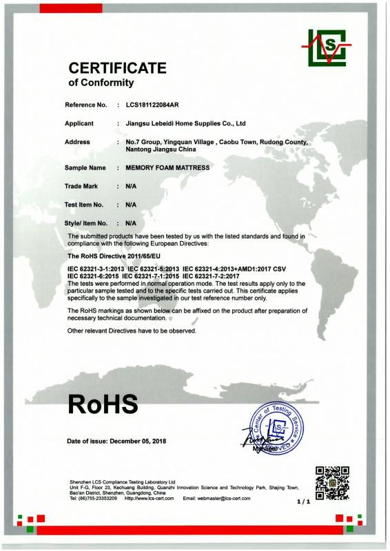 RoHS - Nanjing Allshing Trade Company Limited