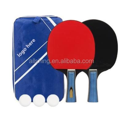 China Wholesale Plastic Ping Pong Set - Pack of 2 Premium Paddles/Rackets and 3 Table Tennis Balls - Soft Sponge Rubber for sale