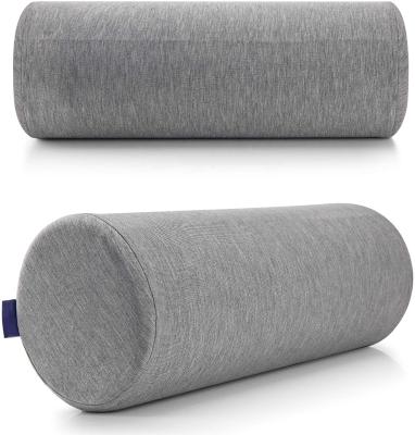 China Wholesale Magnetic Neck Bolster Pillow Roll, Comfortable Bamboo Cover With Memory Foam Core, Round Pillow for sale