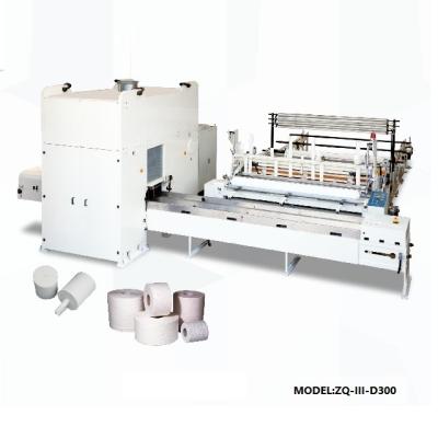 China Fabric Converting ZQ-III-D300 Multi Use Fabric Roll Rewinding Machine for sale