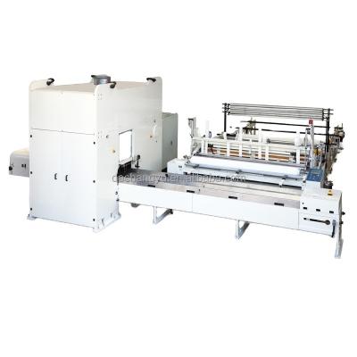 China Fabric Converting ZQ-III-D300 Multi Use Fabric Roll Rewinding Machine for sale