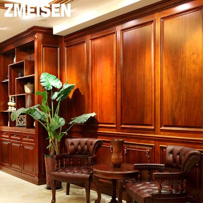 China EUROPEAN whole network debuts made in China American retro wall panel cherry solid wood WALL SHEET WALL PANEL wood WALL PANEL for sale