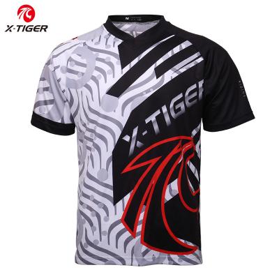 China Antibacterial Mtb T-shirt Mountain Bike Jersey Cycling Inclined Tank Top Quick Dry Bicycle Shortsleeve Motorcycle Clothing Wholesale for sale