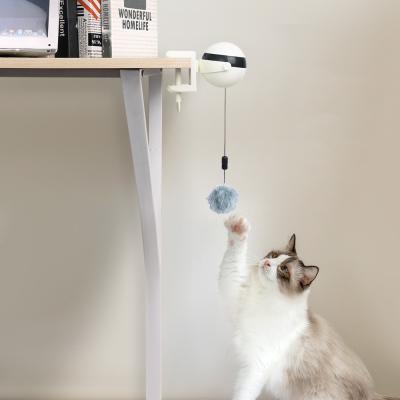 China New Viable Intelligent Educational Automatic Robot Ball Pet Cat Toy Interactive Cat Toy Ball Wool for sale