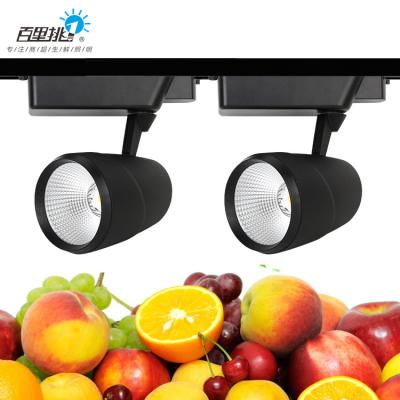 China Hot Selling High Quality Aluminum Grocery Lighting Fruit Chain Stores Special Color Decoration 33w Led Track Cool Light for sale