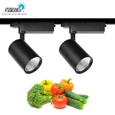 China Aluminum Manufacturers Energy-saving Lighting Farmers Market Fresh Shop Full Decoration 24w36w Track Cool Light for sale