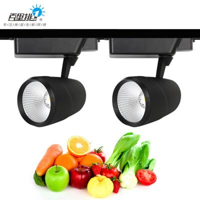 China Modern Commercial Market Seafood Supermarket Store Fruit Direct Lighting Supplier Decorative Aluminum Led Track 33w Cool Light for sale