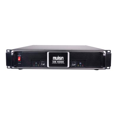 China Outdoor Brand New Hot Selling Professional Metal 2U Power Amplifier Power Amplifier Watt 600w Karaoke Amplifier Pro Audio CS4000 for sale