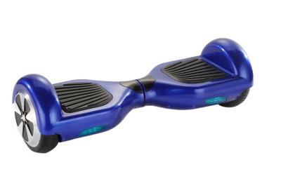 China Blauwe twee wiel Mini Slim Self Balancing Hoverboard Scooter met Bluetooth / muziek Te koop