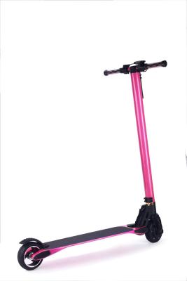 China Fashion Carbon Fiber Foldable Lightweight Electric Scooter For Adults / Teenagers for sale