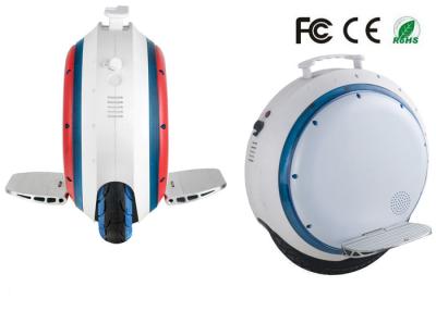 China Led Lights Bluetooth Electric Unicycle Self Balancing With Soft Pneumatic Tire for sale