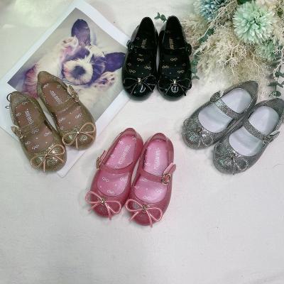 China Massage Melissa Children's Sandals Freeze Princess Sequined Shoes Dance Shoes for sale