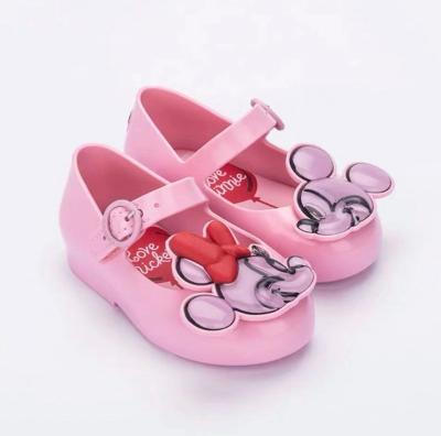 China Quick-Drying Mini Melissa Jelly Shoes For Kids Mickey Mini Plastic Sandals for sale