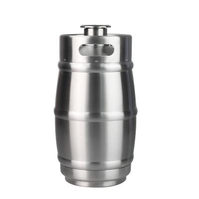 China New Design 5 Liter Insulated Beer Keg Stainless Steel Draft Beer Keg With A/S Type Spear for sale