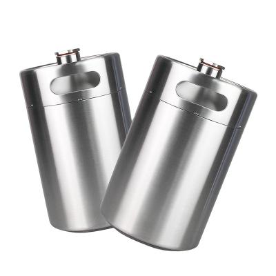 China Viable 128oz Shaker With Tap Keg Maker Mini Stainless Steel Metal Double Wall Beer Kegs For Sale for sale