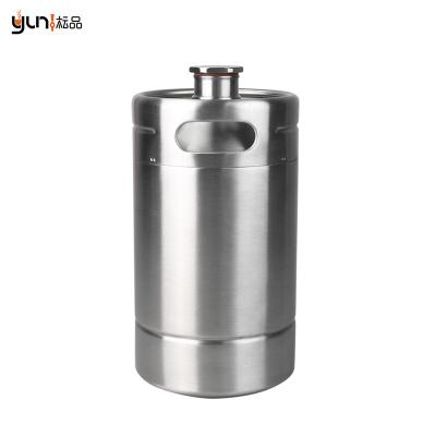 China Brand New Customized Vacuum Dimple Keg Beer Keg Double Wall Stainless Steel Beer Keg 1.89L/2L/64oz for sale